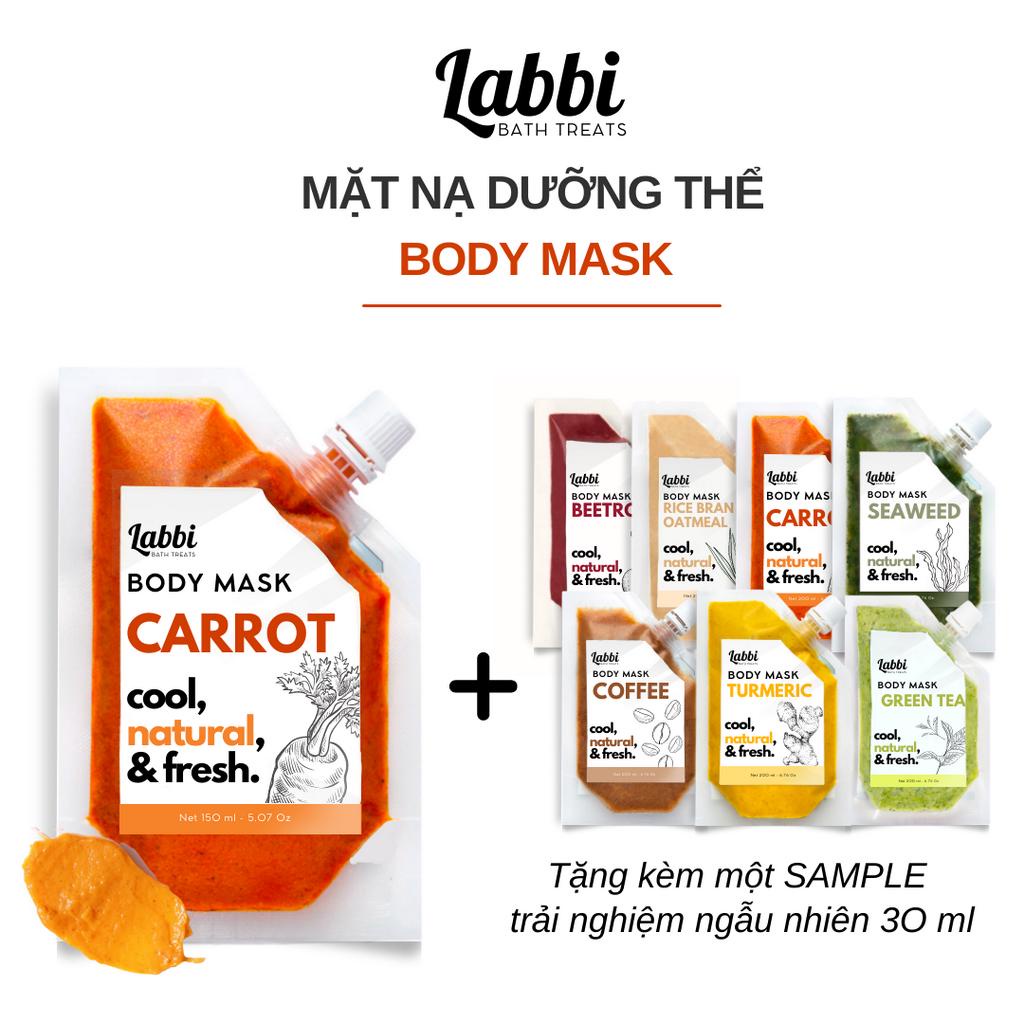 Mặt nạ dưỡng thể Cà rốt - CARROT BODY MASK - Labbi Bath Treats
