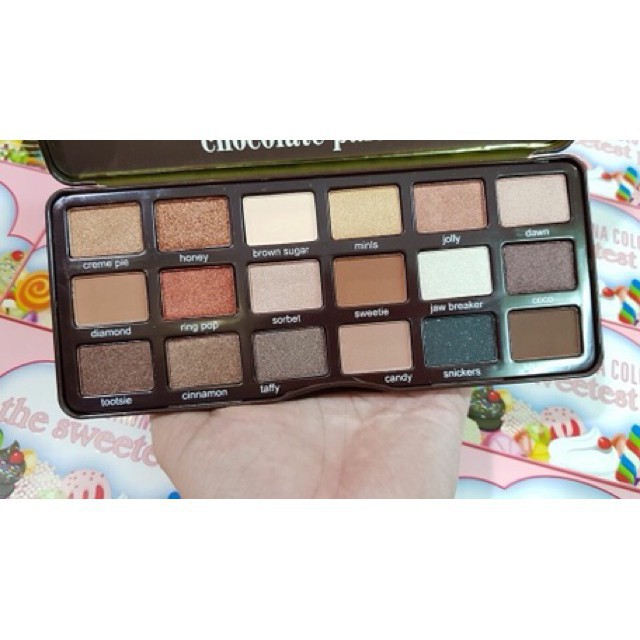 Bảng Màu Mắt 18 ô SIVANNA COLORS The Sweetest & Chocolate Palette