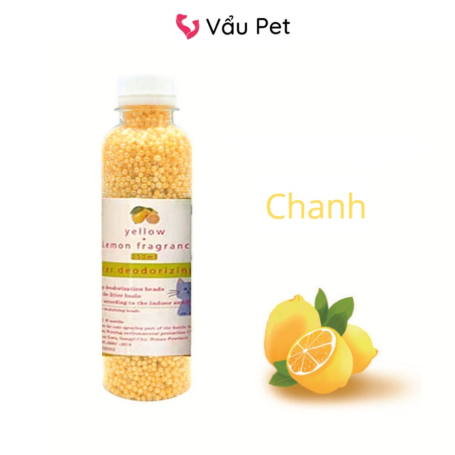 Hạt Khử Mùi Phân Mèo - Hạt Khử Mùi Cát Vệ Sinh Cho Mèo Lưu Hương Thơm Vẩu Pet Shop