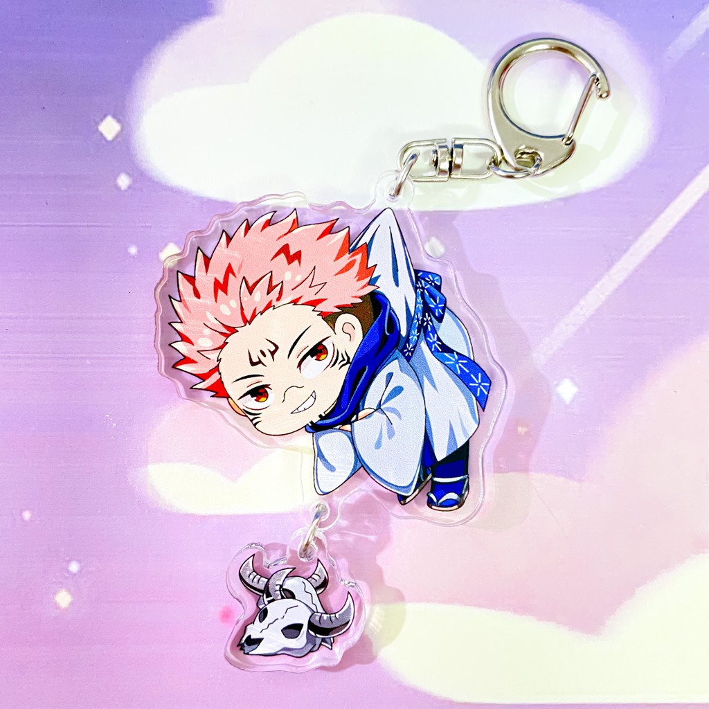 ( Mica trong acrylic ) Móc khóa JUJUTSU KAISEN CHÚ THUẬT HỒI CHIẾN ver TREO THẢ quà tặng xinh xắn dễ thương chibi anime