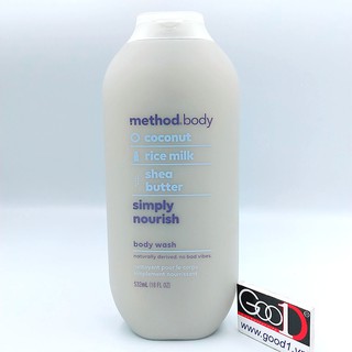 Sữa Tắm Method Body Úc Cao Cấp 532ml