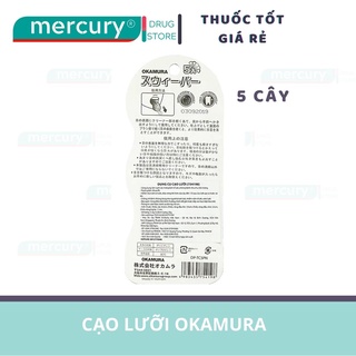Dụng cụ cạo lưỡi Okamura  5 cây