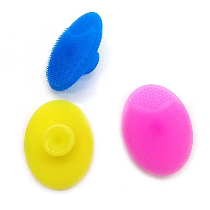 Miếng rửa mặt silicon Ebelin Circle Small massage tẩy da chết làm sạch lỗ chân lông loại bỏ mụn cám youngcityshop 30.000