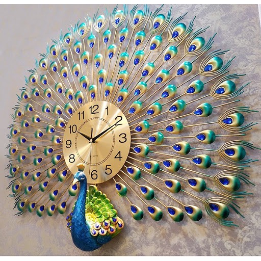 Đồng hồ Decor treo tường phòng khách hiện đại kích thước 70x75cm GV6689