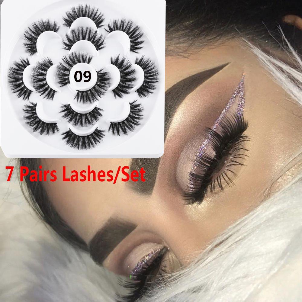 Set 7 Cặp Lông Mi Giả Dài Tự Nhiên MIH SKONHED Dành Cho Nữ