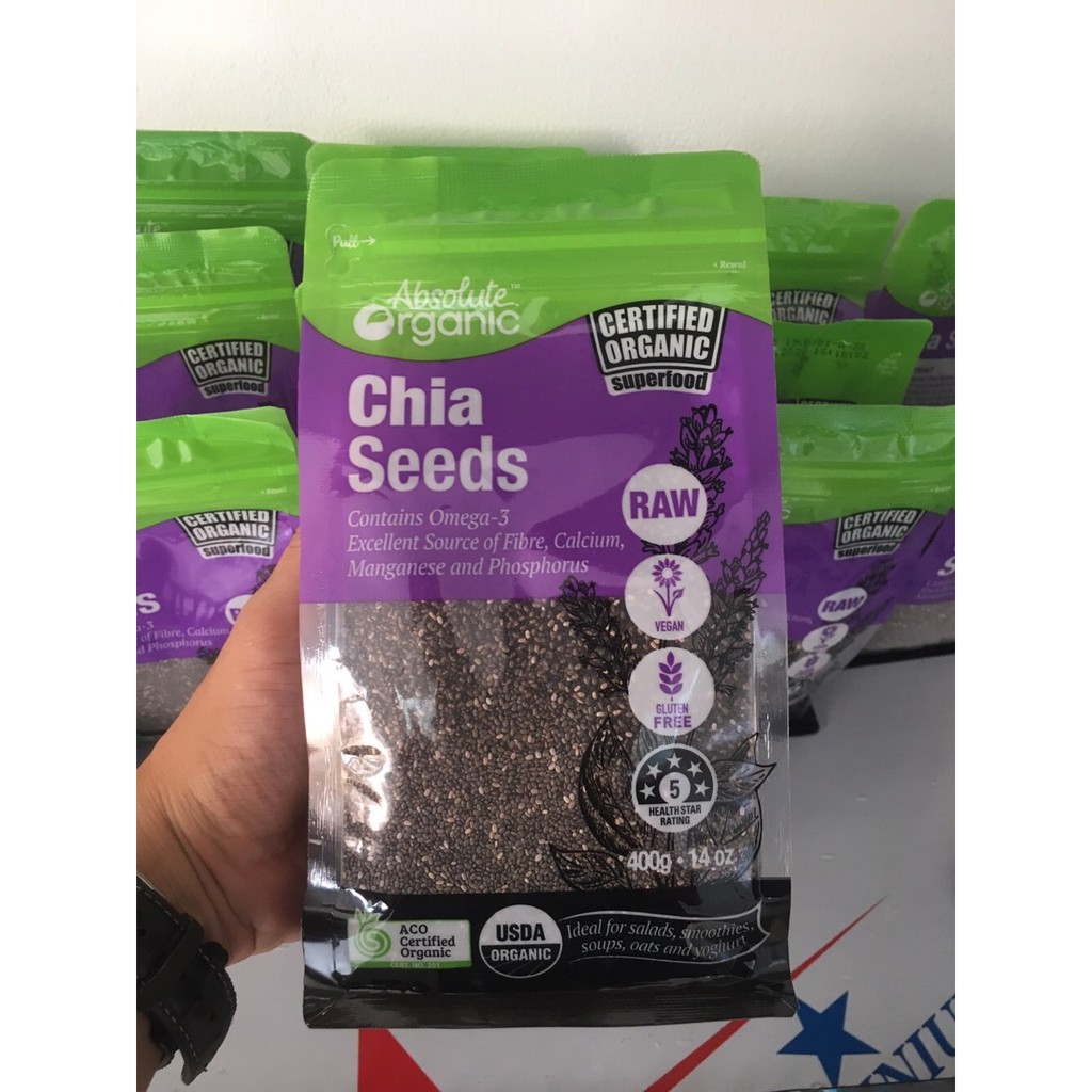 Hạt chia úc tím nhập khẩu - Khối lương 1 kg