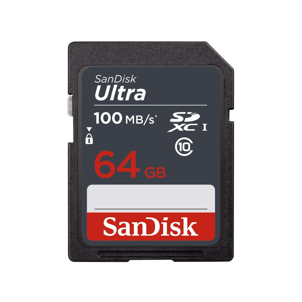 Thẻ nhớ SDXC Sandisk Ultra 64GB upto 100MB/s UHS-I (cho máy ảnh) - Hãng phân phối chính thức | WebRaoVat - webraovat.net.vn