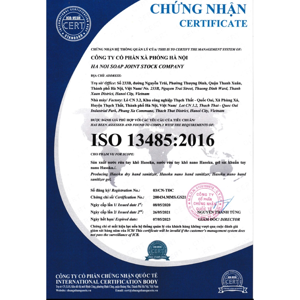 Nước rửa tay khô xịt sạch da kháng khuẩn trà xanh  Hasoku 500ml hasoco | BigBuy360 - bigbuy360.vn
