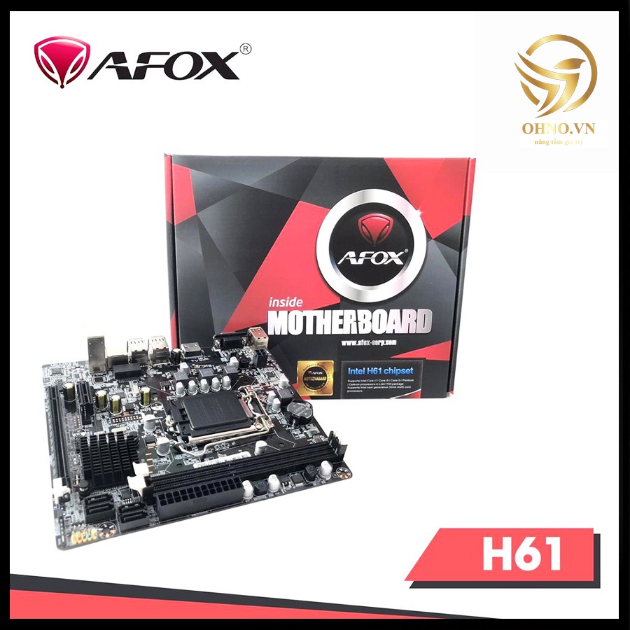 Main Máy Tính AFOX H61 Full Box Mainboard Linh Kiện Điện Tử Cho Máy Tính PC - OHNO VIỆT NAM