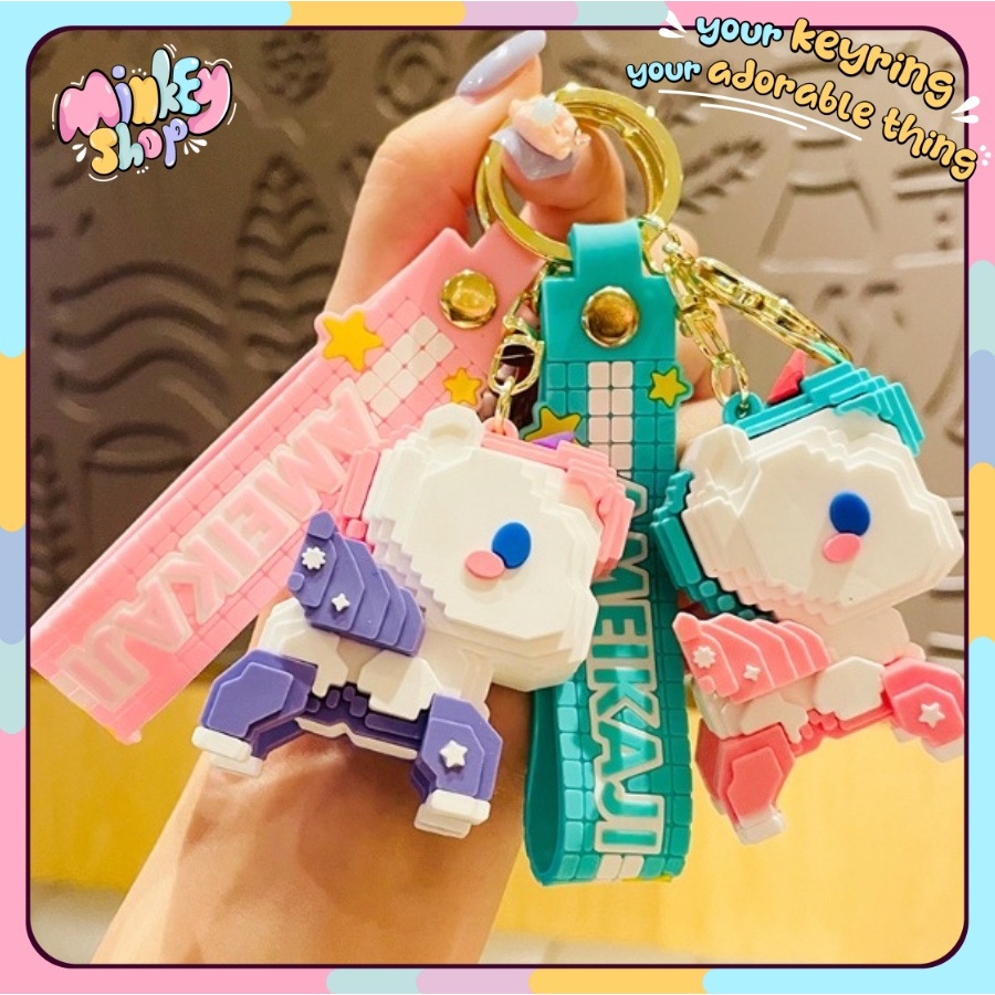 Móc Khóa Đẹp Hình Kì Lân Cute phụ kiện Túi Xách dễ thương -Minkey