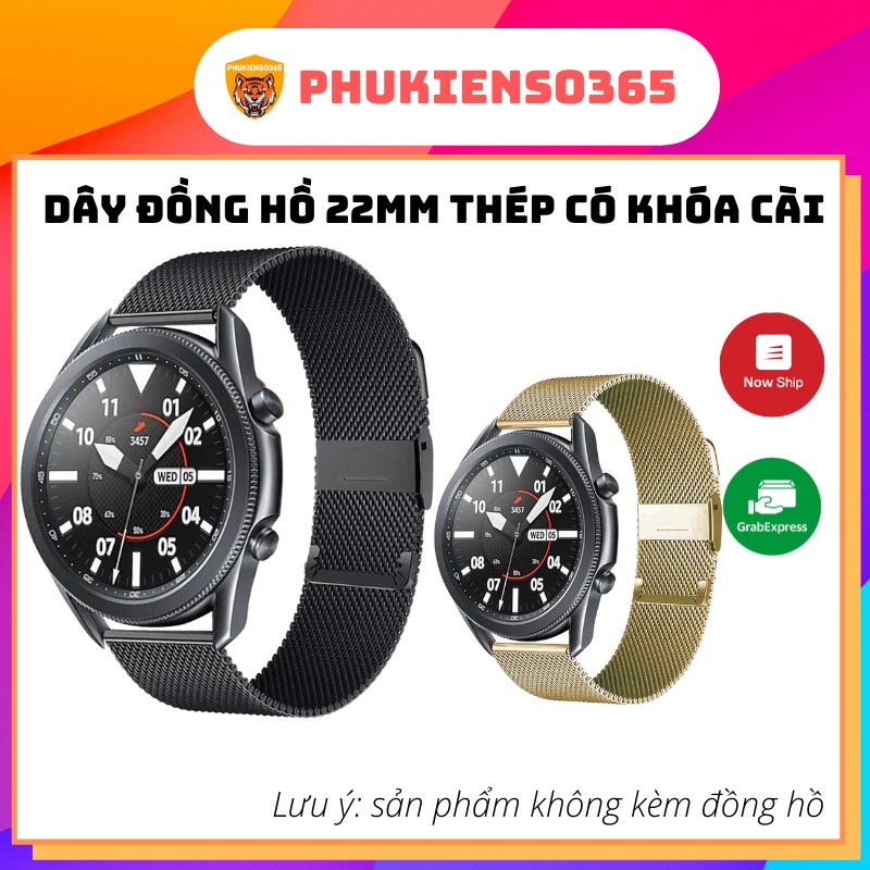 Dây đeo thay thế đồng hồ 22mm và 20mm cho Galaxy watch 3 45mm/ Amazfit GTR2/ GTR2e/ Huawei Watch GT2