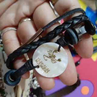Combo 3 dây da mix hạt