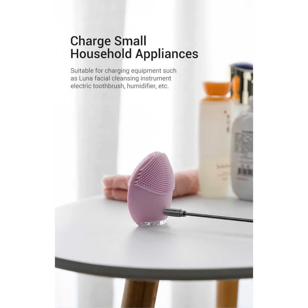 Cáp sạc cáp nguồn DC 5V  USB to  3.5mm Vention CEXBD