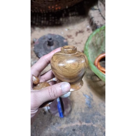 Lọ tăm gỗ thơm bách xanh mẫu quả chuông