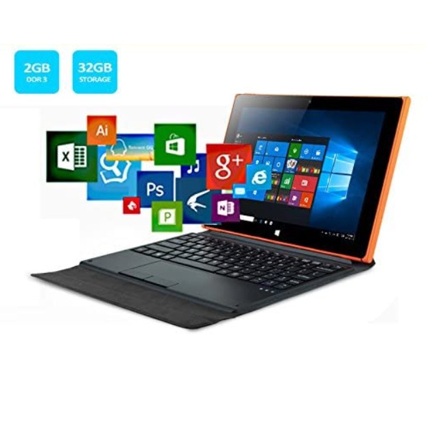 Laptop 2 trong 1 iRulu Walknbook W10 màn hình 10 inch 2GB RAM 32GB chip Intel lõi tứ - Likenew 98-99% tặng dock bàn phím | BigBuy360 - bigbuy360.vn