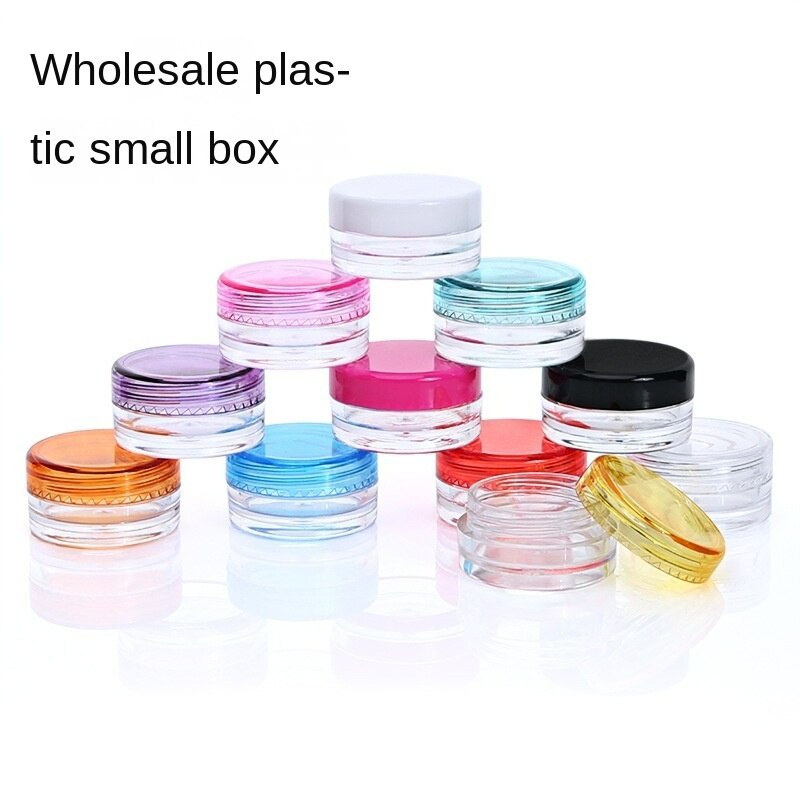 tui đựng mỹ phẩm sữa tắm mĩ nhựa đựng hình dạng tròn Hộp kem dưỡng da Hộp kem Hộp đựng mẫu Hộp đựng mẫu Hộp nhựa nhỏ Hộp mỹ phẩm