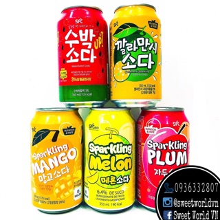 Soda trái cây SFC (350ml) - Hàn Quốc