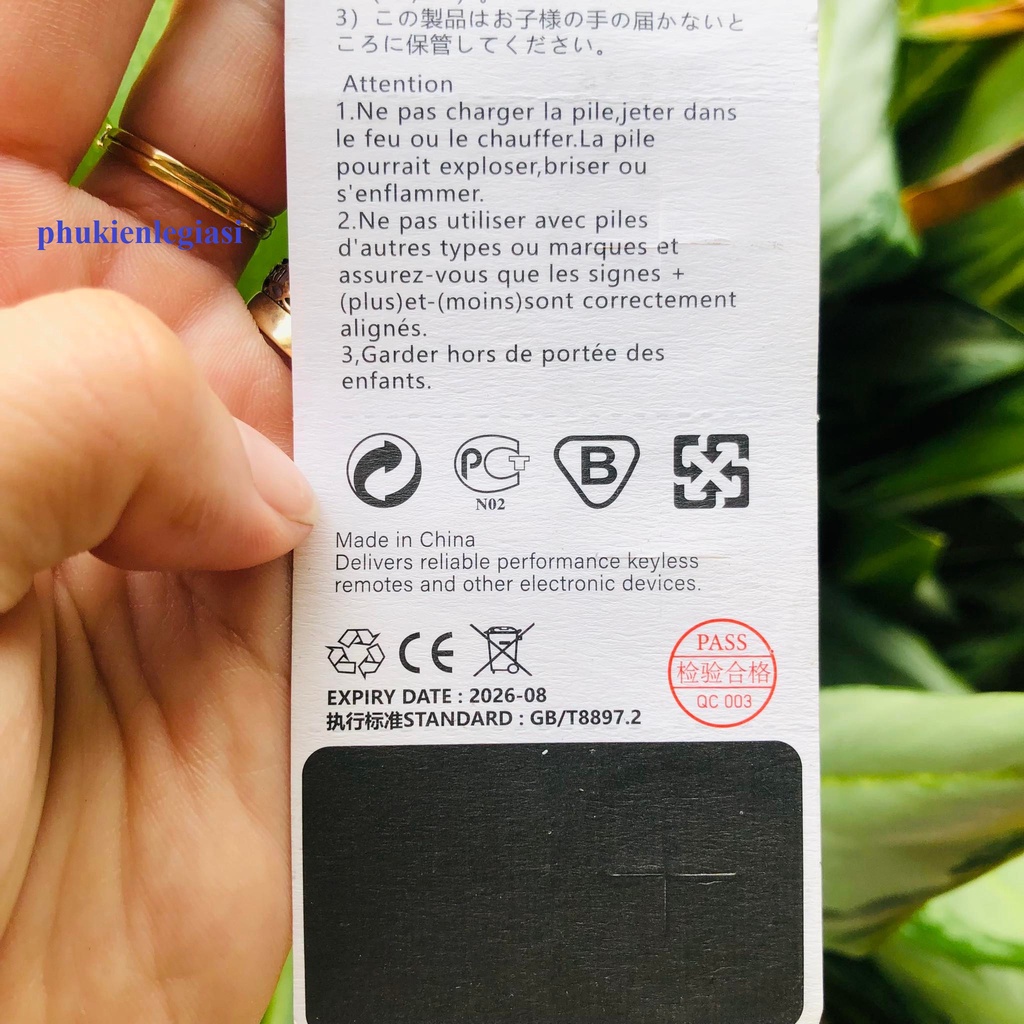 Viên pin CR1632 Lithium Battery 3V hàng OEM