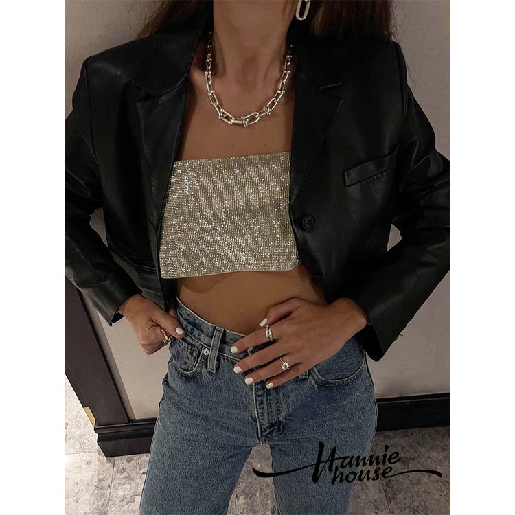 Áo hai dây Đính Kim Sa Gợi Cảm