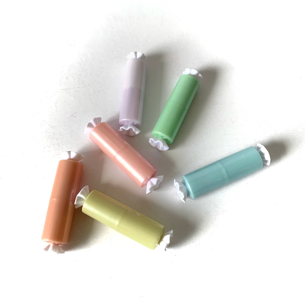 Bút dạ quang 6 màu highlight pastel, bút đánh dấu nhớ dòng cute nhiều màu marker dễ thương