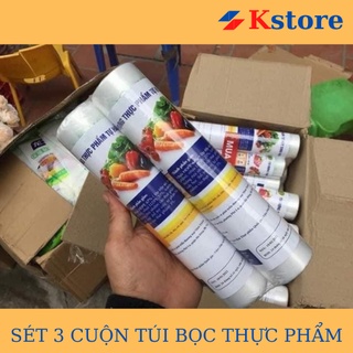 Set 3 cuộn túi đựng thực phẩm tự hủy sinh học sỉ toàn quốc