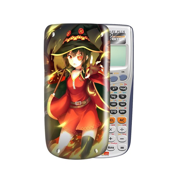 Ốp máy tính Casio/Nắp máy tính Casio Nhân Vật Hoạt Hình Anime Konosuba 007