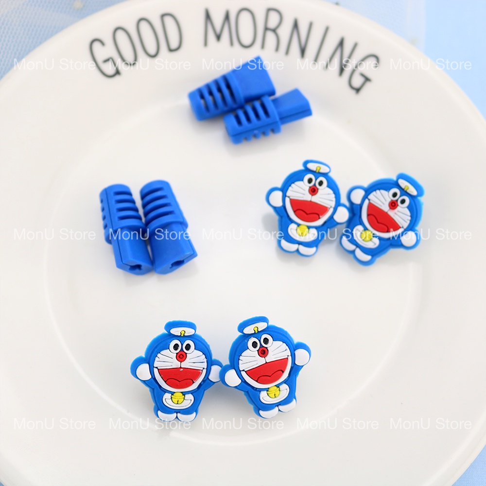 Phụ kiện bảo vệ đầu sạc, tai nghe, dây điện,... hình DORAEMON DOREMON dễ thương cute MON0030