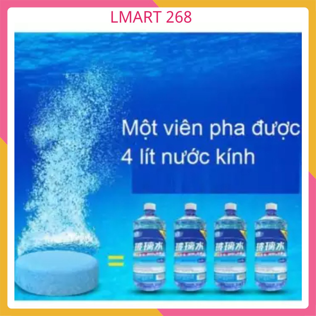 Viên Sủi Rửa Kính Ô Tô, Tẩy Sạch Kính Ô Tô, Tạo Hiệu Ứng Lá Sen