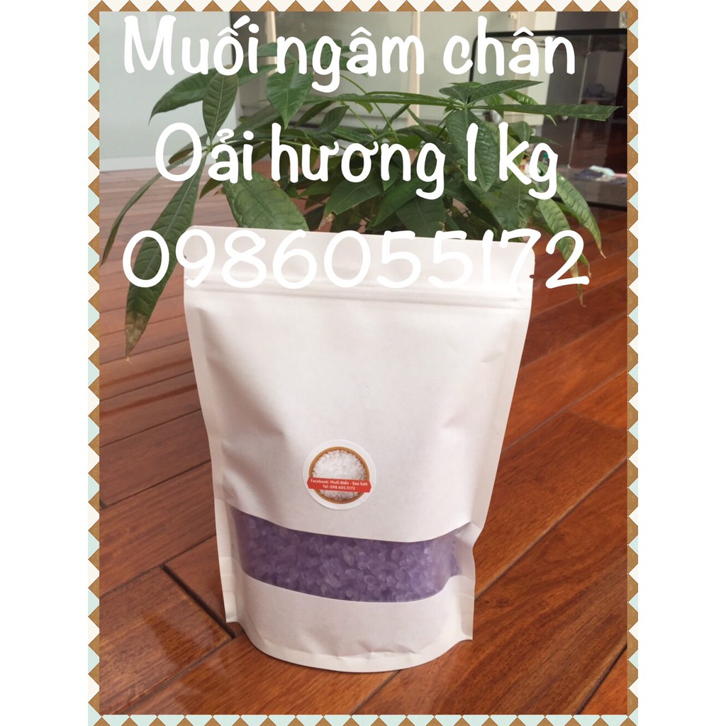Muối ngâm chân oải hương túi 1kg