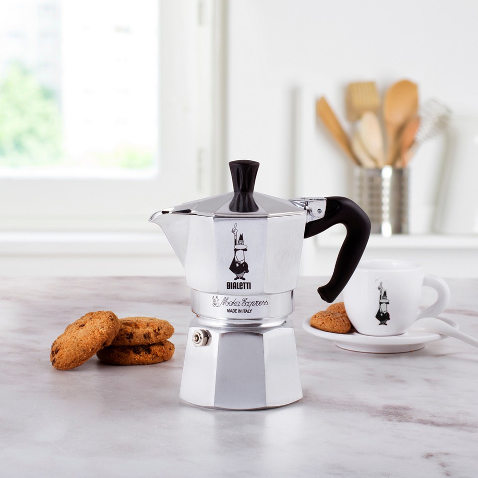 Ấm Moka Bialetti Express - nhập khẩu chính hãng (2,3,4 Cup)