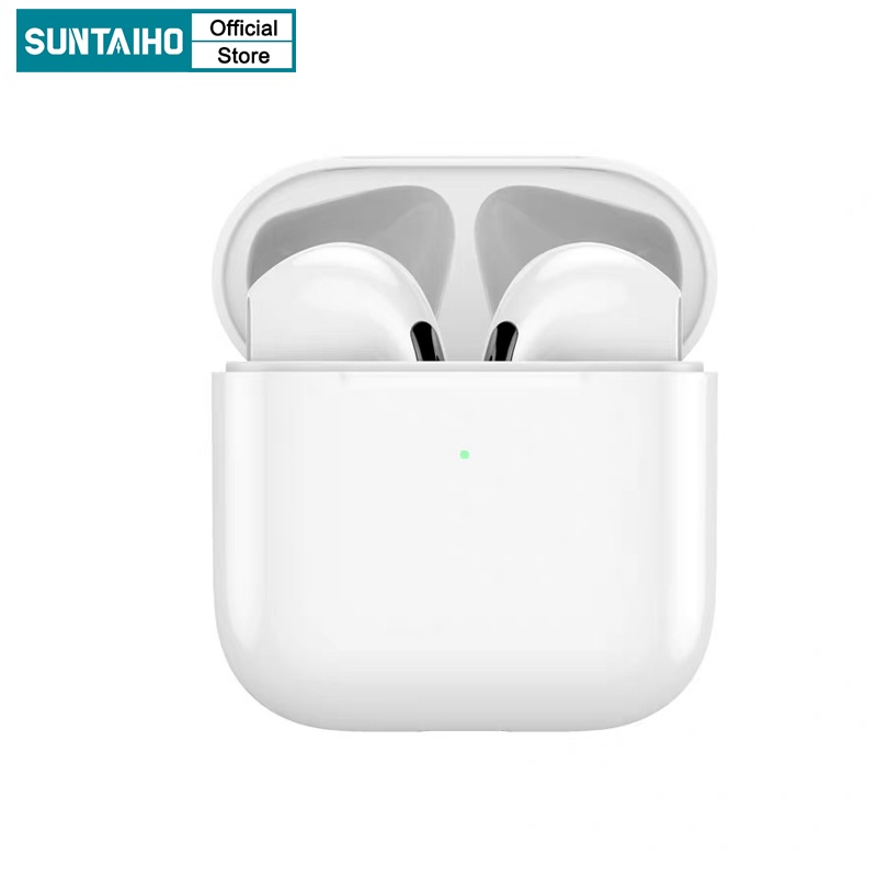 Suntaiho Tai Nghe 5.0 Bluetooth Không Dây Pro Mini 4 TWS Âm Thanh Hifi I9000 Cho Tập