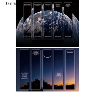 5 pcs/pack Space Tour Series Bookmark PVC Reading Book Mark Book Page Marker Boutique