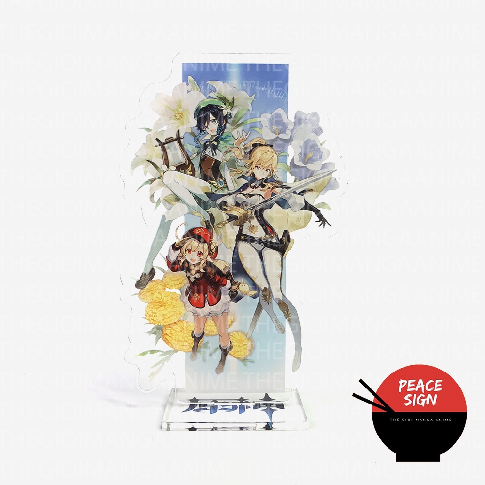 Mô hình mica standee game GENSHIN IMPACT nhiều mẫu anime chibi group