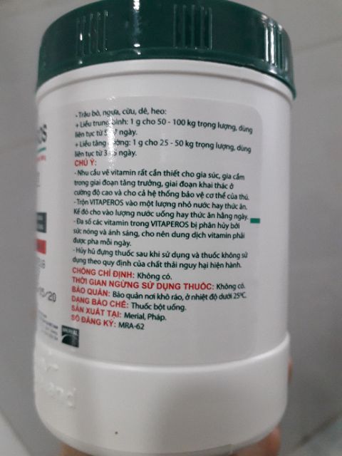 VITAPEROS 100g. Bổ sung vitamin