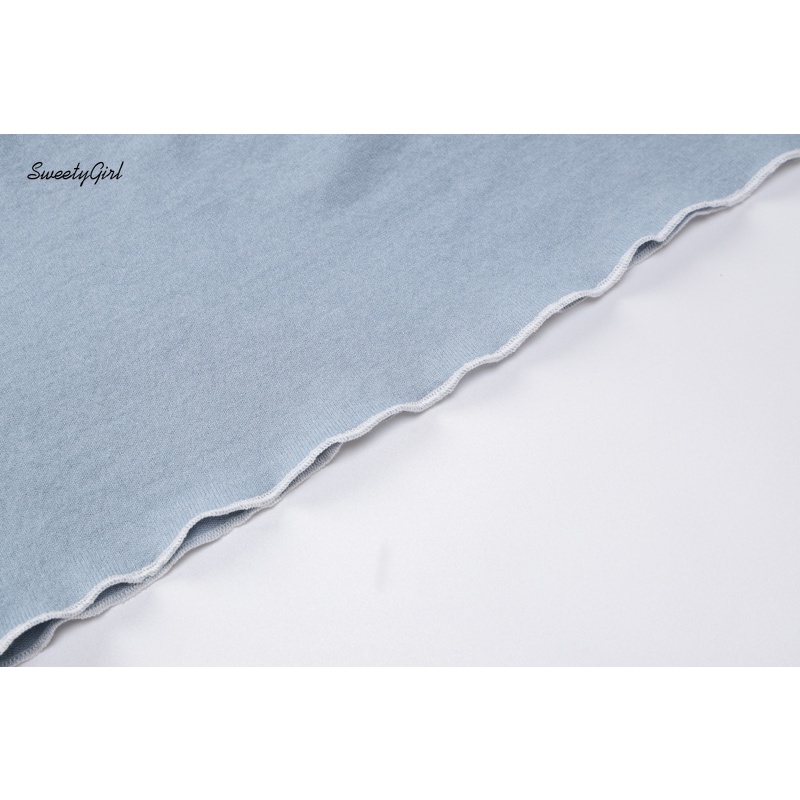 Bộ Áo Tay Dài Cổ Chữ V Khoét Sâu Màu Sắc Trơn Quyến Rũ Dành Cho Nữ 2022