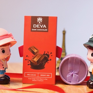 Socola Đen Deva 70% Cacao – Dark Chocolate (65gram)