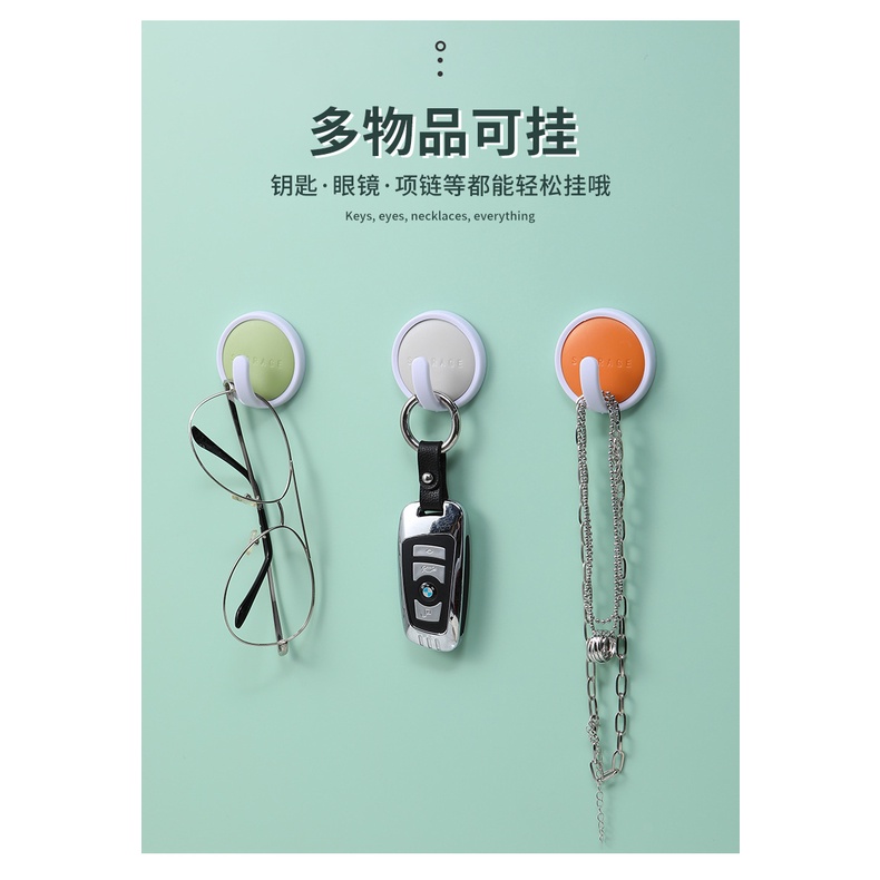 Móc TAILI treo tường không đục lỗ nhiều màu sắc tiện dụng và bền