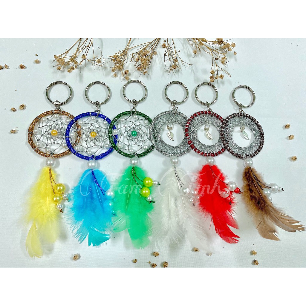 Móc Khóa DreamCatcher Lông Vũ.