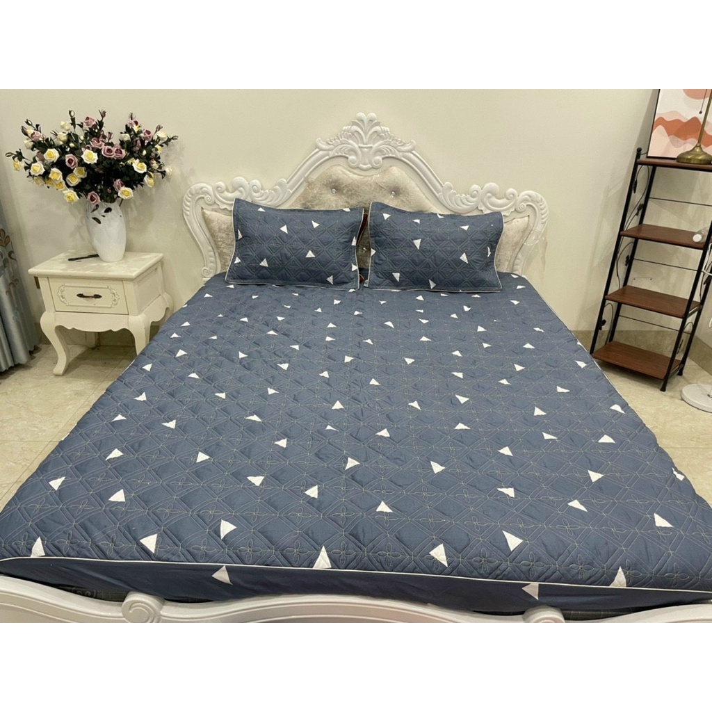 [FREE SHIP]Ga Chun Trần Bông Dày,Bọc đệm dày tối đa 15cm,vải cotton poly,chọn mẫu thoải mái/mẫu heo hồng nhí nhố