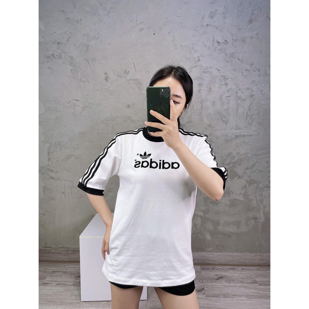 (HÀNG XUẤT XỊN) Áo das trắng đơn giản 1662 Adicolor 70S Oversize