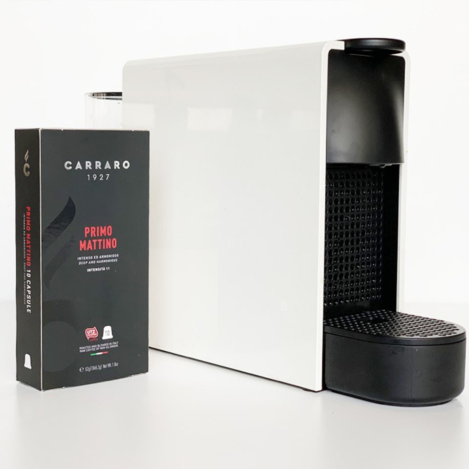 Viên nén cà phê Nespresso compatible CARRARO PRIMO MATTINO nhập khẩu Ý - hộp 10 viên