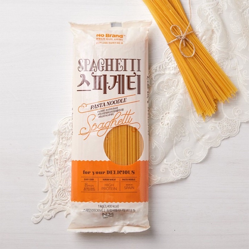 Mì Ý Spaghetti Sợi Tròn No Brand 1KG