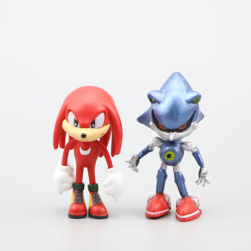 Set 6 Mô Hình Nhân Vật Sonic Trang Trí 7cm