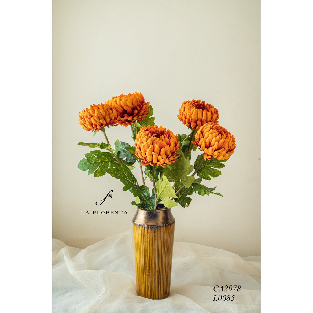 Cành hoa Cúc Mẫu Đơn 1 bông phù hợp với trang trí và decor nhà cửa