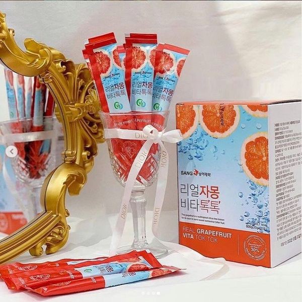 Trà bưởi [ Giảm cân hoàn hảo100%-Hàng Auth ] Trà bưởi giảm cân đẹp da vita hộp full box 30 gói | BigBuy360 - bigbuy360.vn
