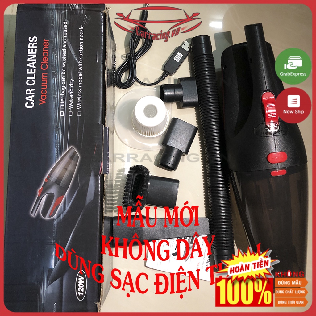 Máy Hút Bụi CARRACING Máy Hút Bụi Cầm Tay Không Dây và Có Dây Cho Ô Tô và Gia Đình - Phụ kiện nội thất  Xe Hơi | BigBuy360 - bigbuy360.vn