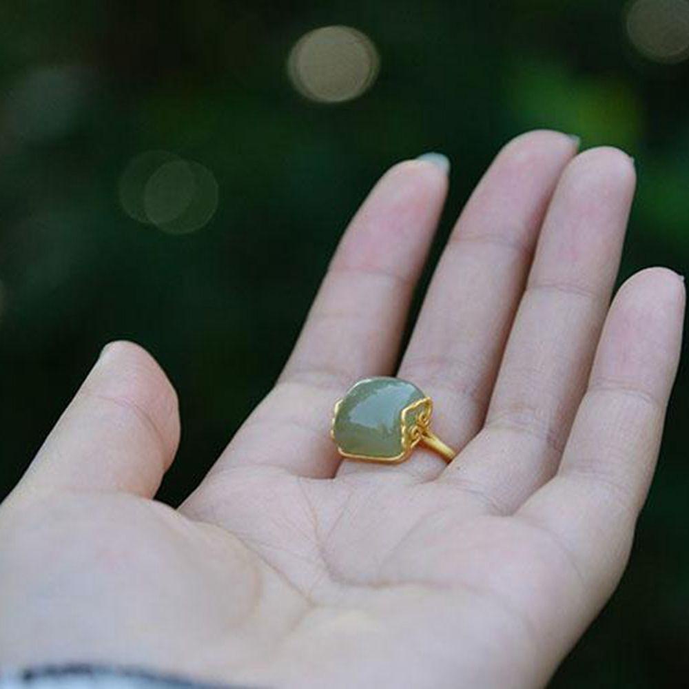 VANES1 Nhẫn Thiết Kế Hình Học Đám Mây Phong Cách Trung Hoa Cổ Điển Cho Nữ