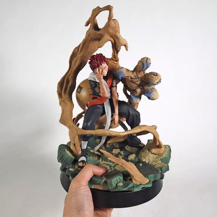 Đồ Chơi Bộ Sưu Tập Mô Hình Nhân Vật Hoạt Hình Naruto Shippuden Gaara, Tượng Shukaku Một Đuôi Bằng Nhựa PVC-zalc
