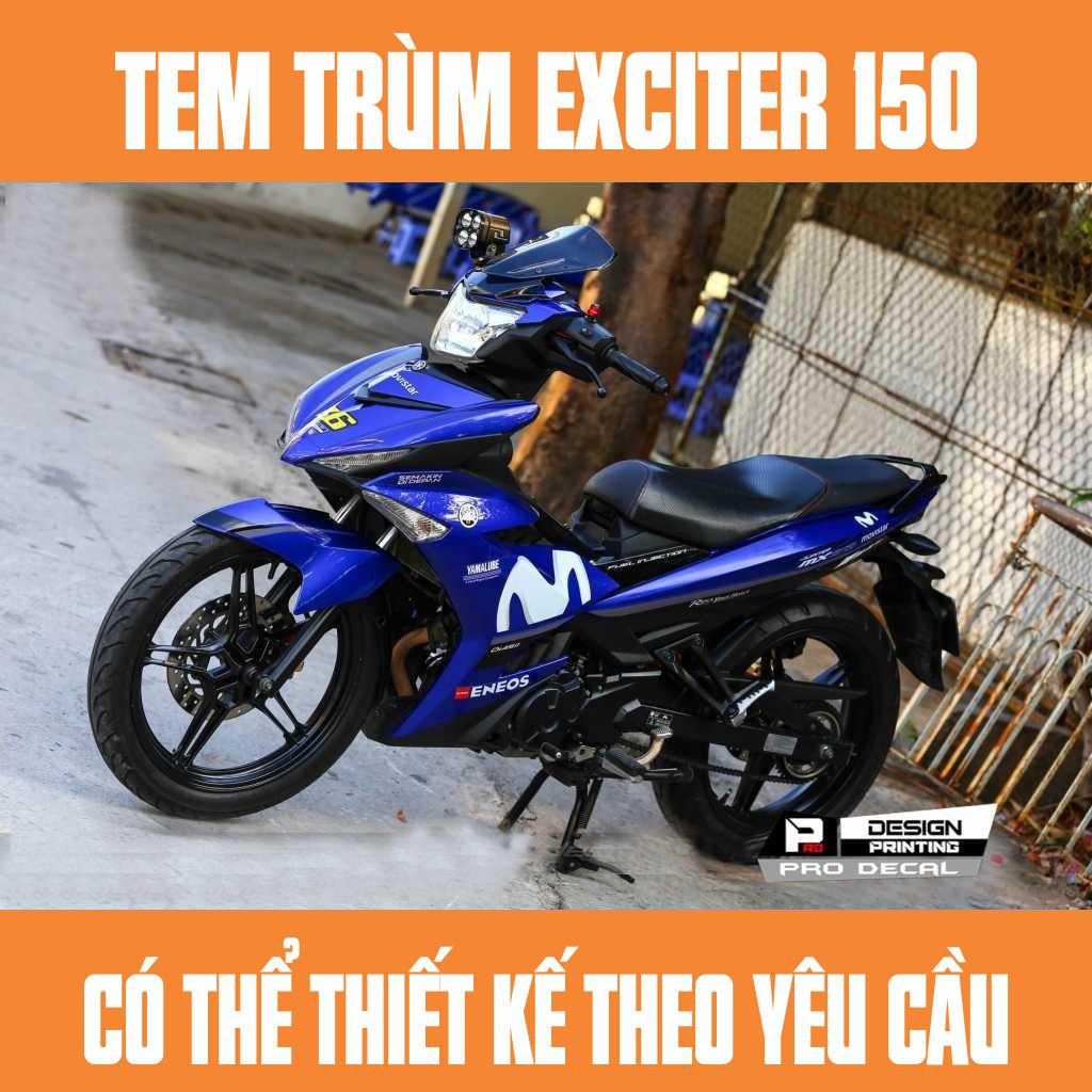 Tem Trùm Exciter 150 Movistar Đẹp