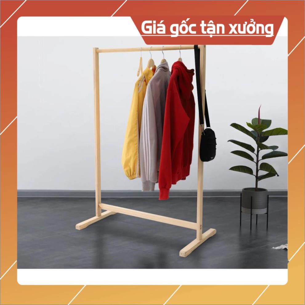 [FREESHIP- HÀNG ĐẸP] Giá Treo Quần Áo Gỗ sNoiThat.vn 1 tầng| Nội thất lắp ráp- Cây treo quần áo kiểu hàn|